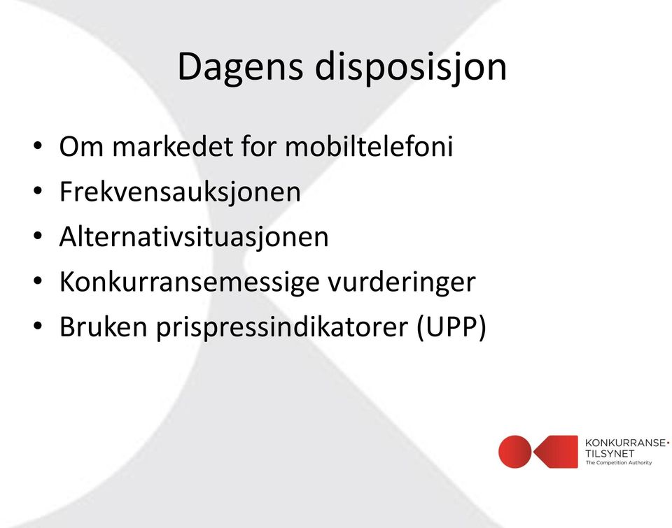 Alternativsituasjonen