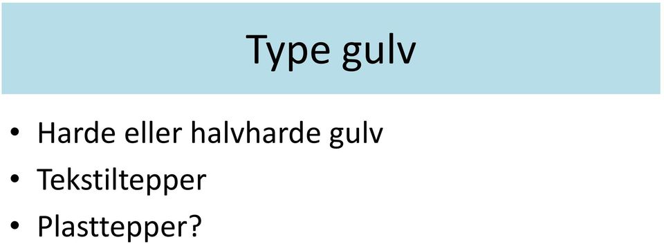 gulv