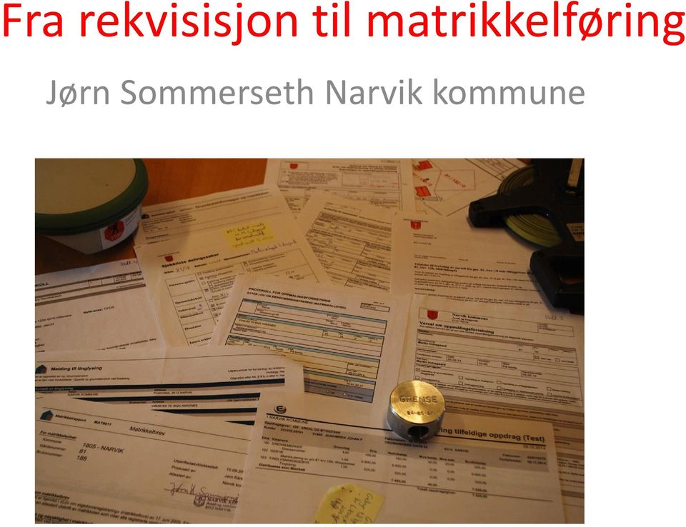 matrikkelføring