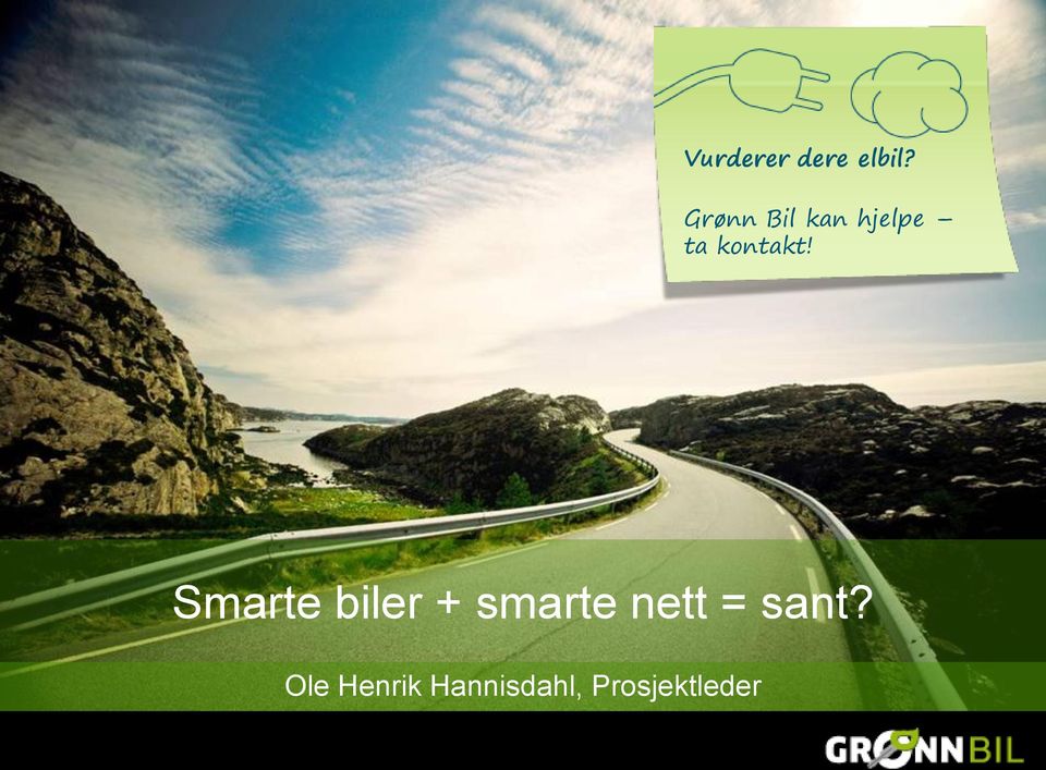 Smarte biler + smarte nett =