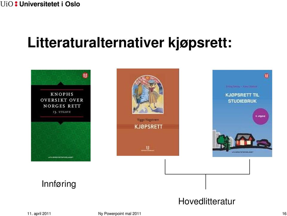 Hovedlitteratur 11.