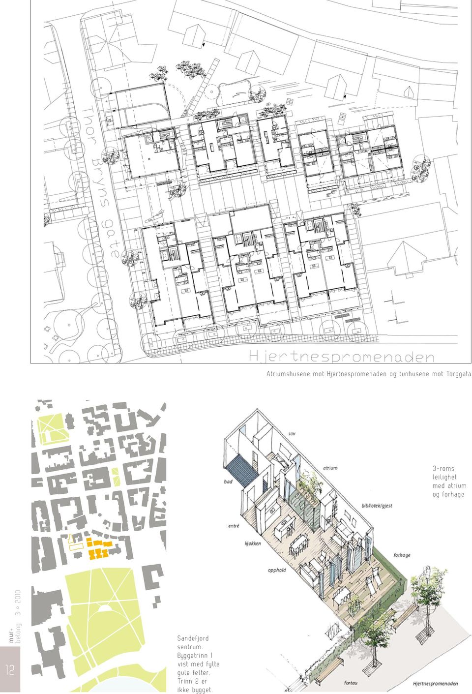 atrium og forhage 12 Sandefjord sentrum.