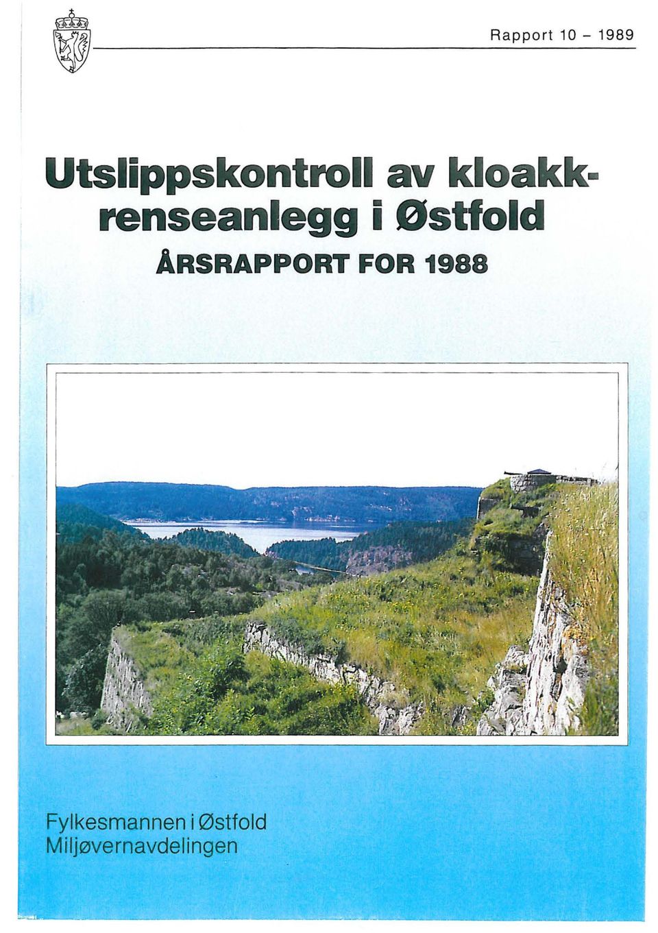 renseanlegg i Østfold ARSRAPPORTFOR1988
