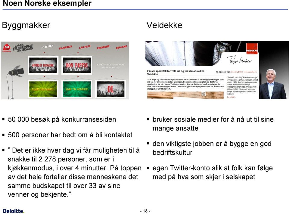 På toppen av det hele forteller disse menneskene det samme budskapet til over 33 av sine venner og bekjente.