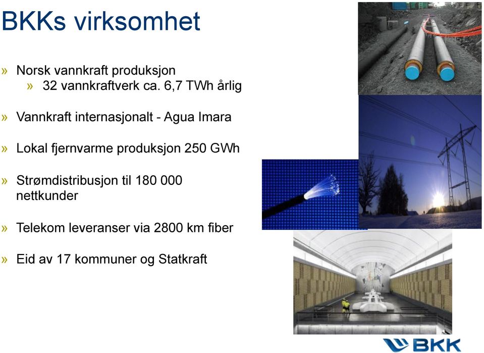 fjernvarme produksjon 250 GWh» Strømdistribusjon til 180 000