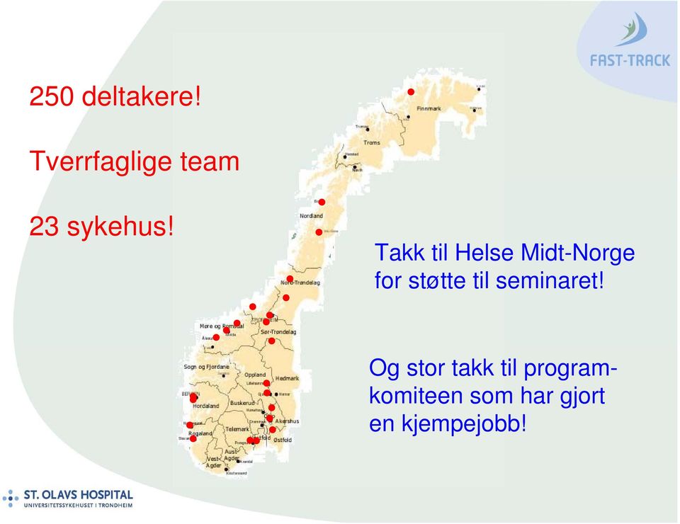Takk til Helse Midt-Norge for støtte
