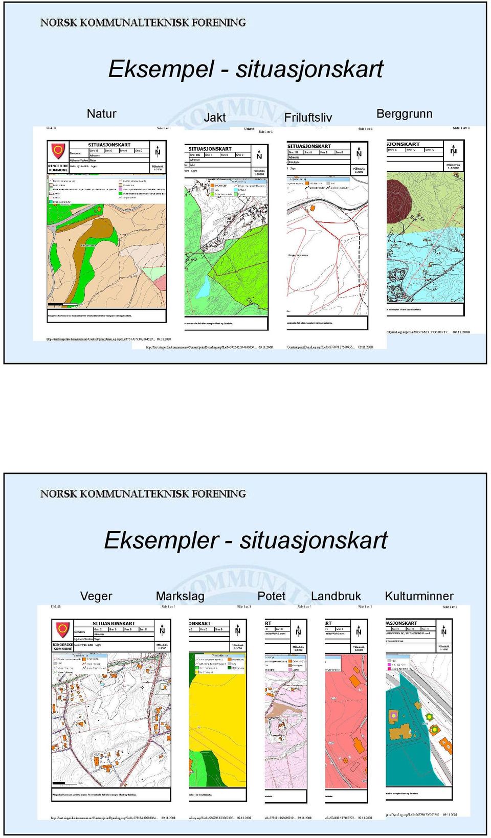 Eksempler - situasjonskart