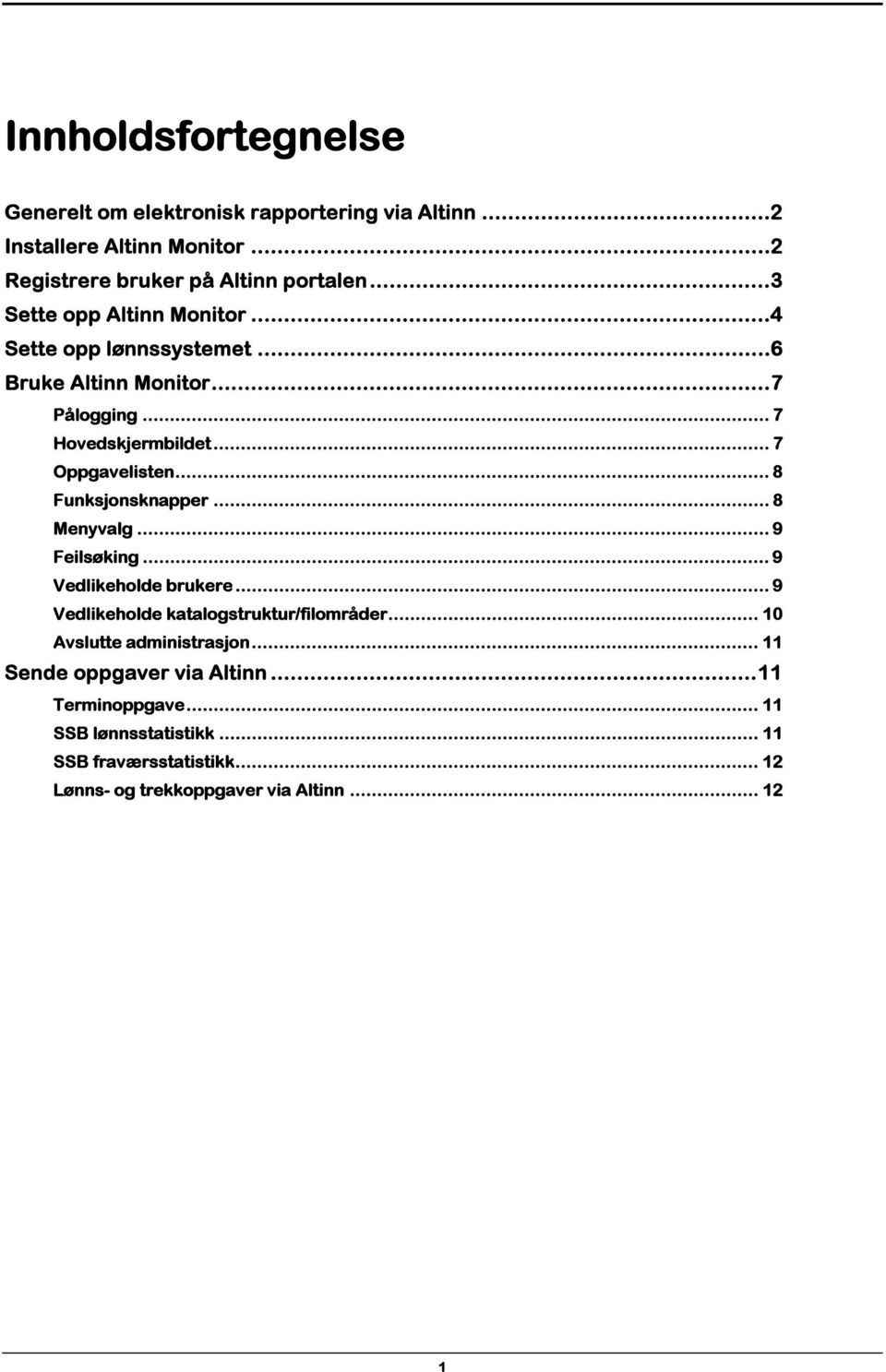 .. 8 Funksjonsknapper... 8 Menyvalg... 9 Feilsøking... 9 Vedlikeholde brukere... 9 Vedlikeholde katalogstruktur/filområder.