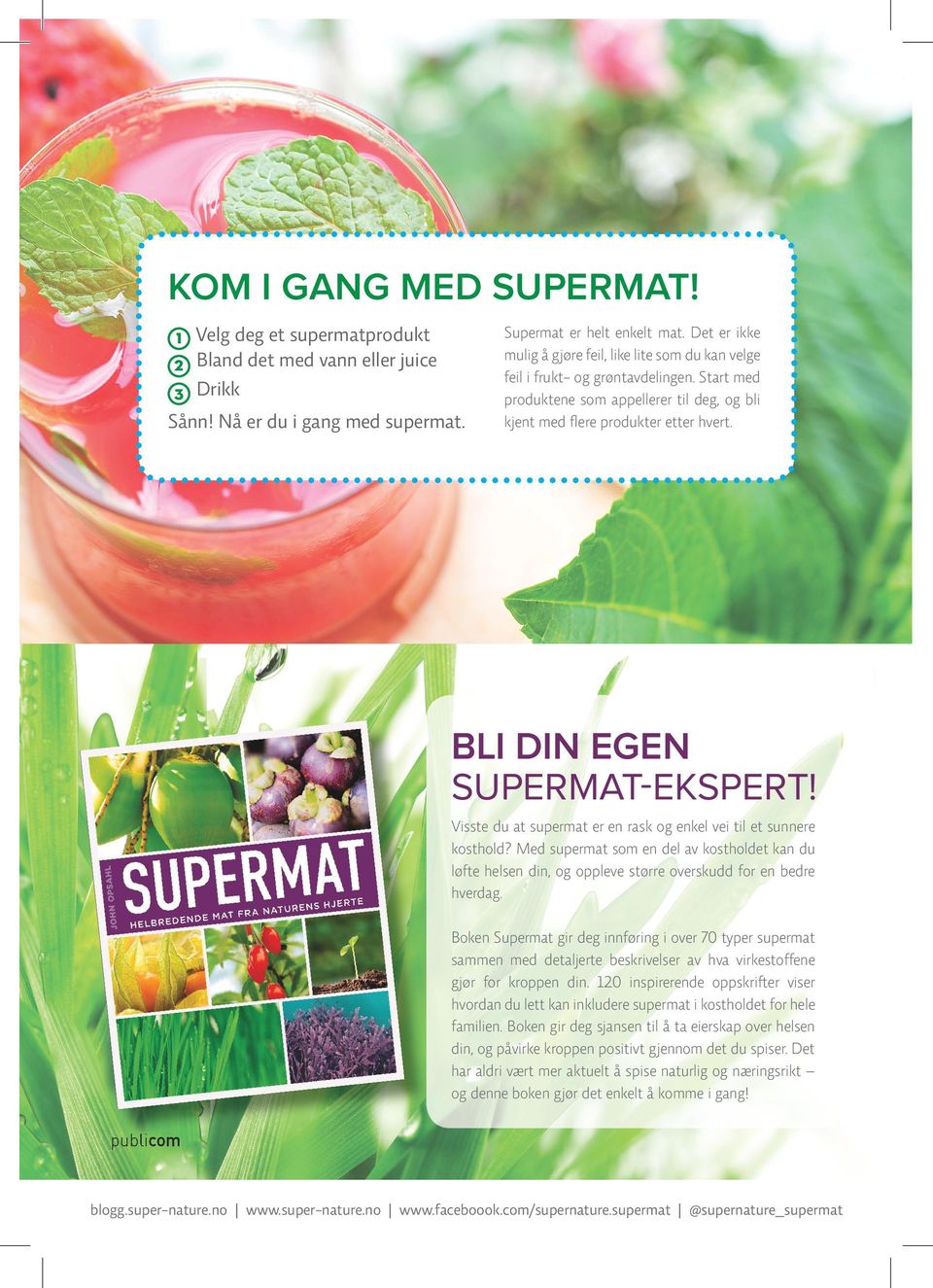 BLI DIN EGEN SUPERMAT-EKSPERT! Visste du at supermat er en rask og enkel vei til et sunnere kosthold?