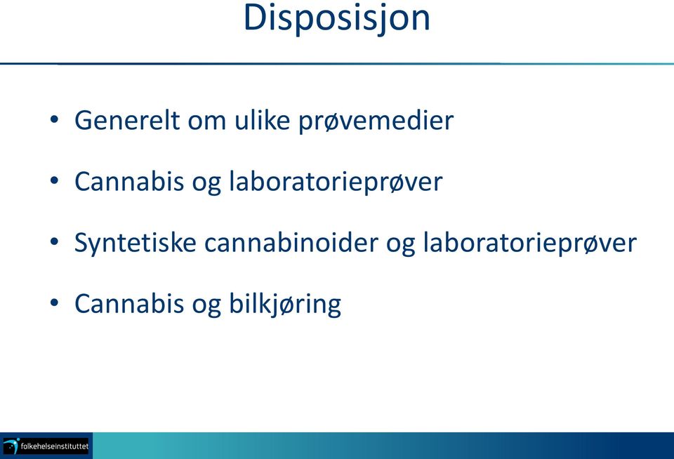 laboratorieprøver Syntetiske