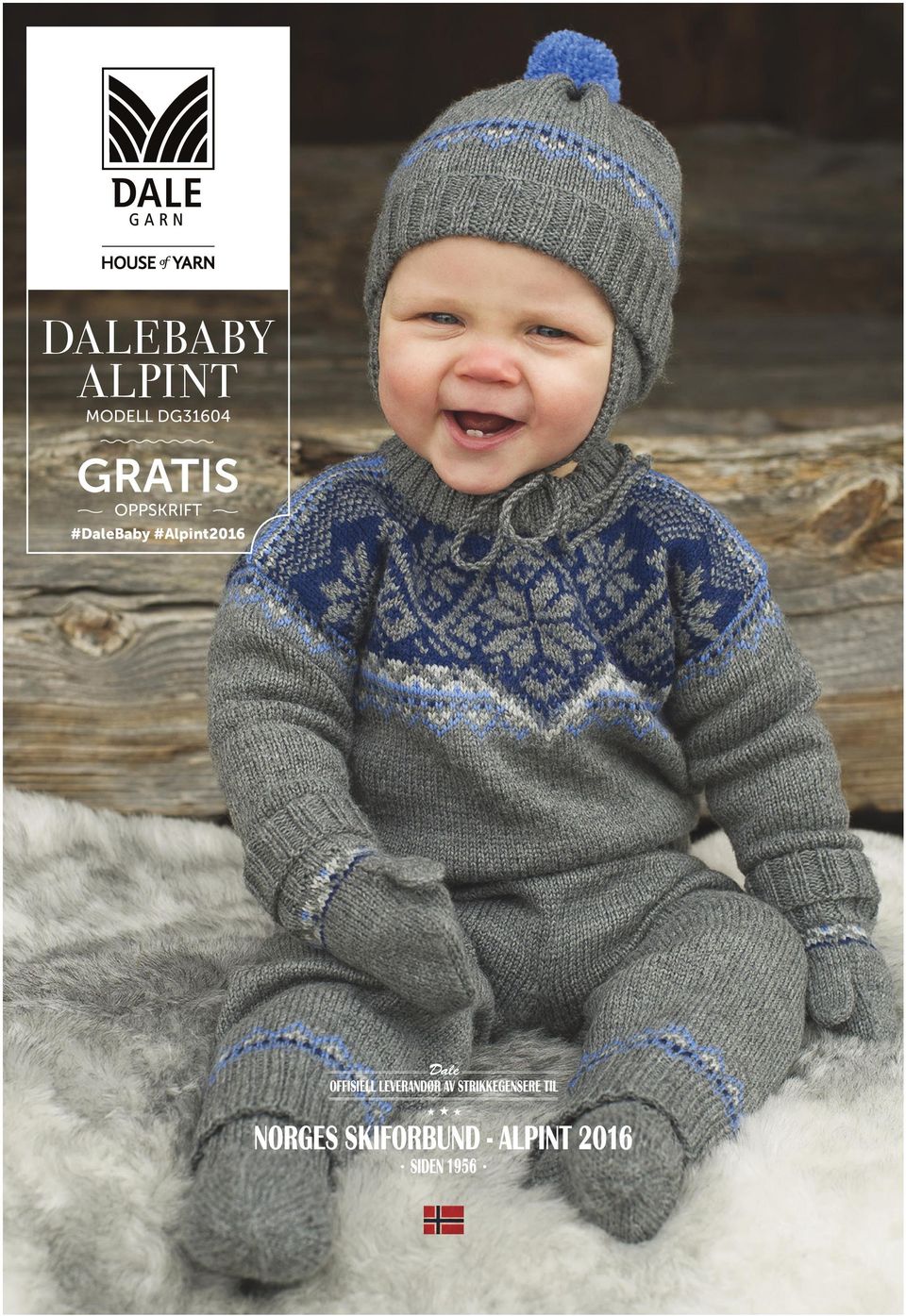 DALEBABY ALPINT GRATIS MODELL DG31604 OPPSKRIFT. #DaleBaby #Alpint PDF  Gratis nedlasting