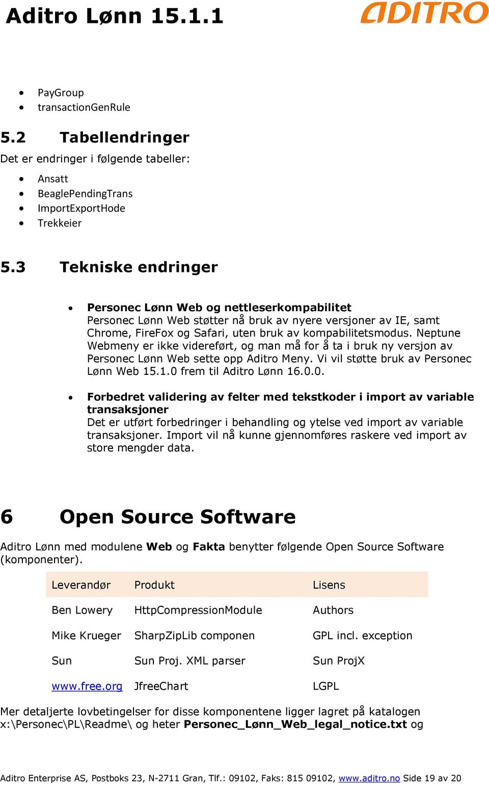 Neptune Webmeny er ikke videreført, og man må for å ta i bruk ny versjon av Personec Lønn Web sette opp Aditro Meny. Vi vil støtte bruk av Personec Lønn Web 15.1.0 