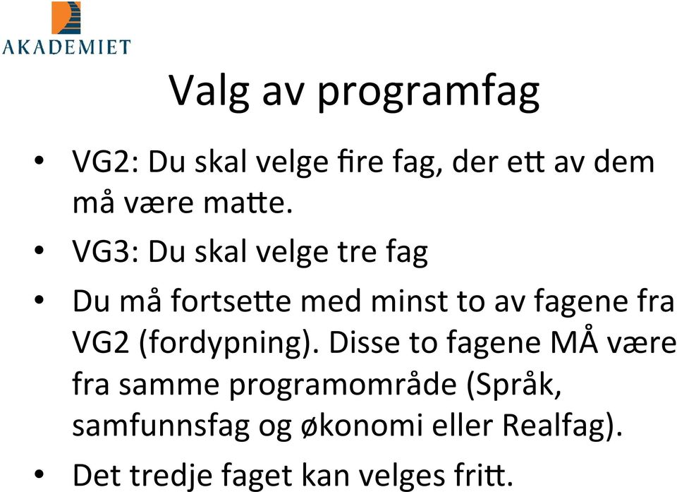 fra VG2 (fordypning).