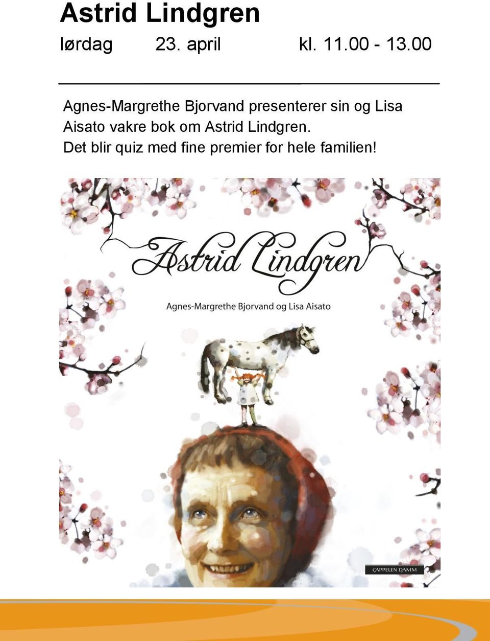 og Lisa Aisato vakre bok om Astrid Lindgren.
