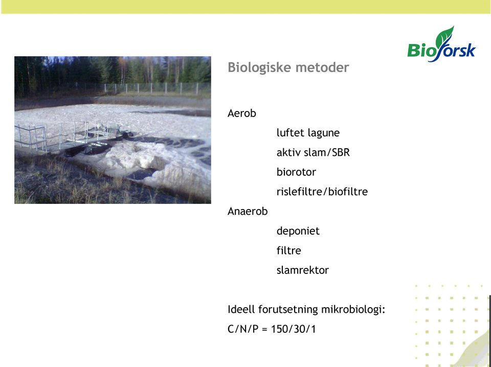 rislefiltre/biofiltre Anaerob deponiet