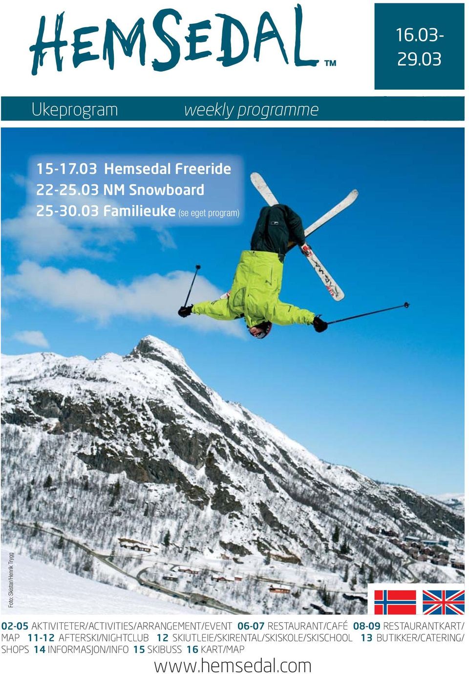 Hemsedal Freeride NM Snowboard Familieuke (se eget program) - PDF Gratis  nedlasting
