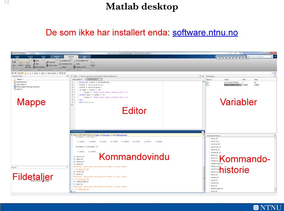 no Mappe Editor Variabler