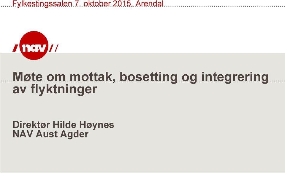 mottak, bosetting og integrering