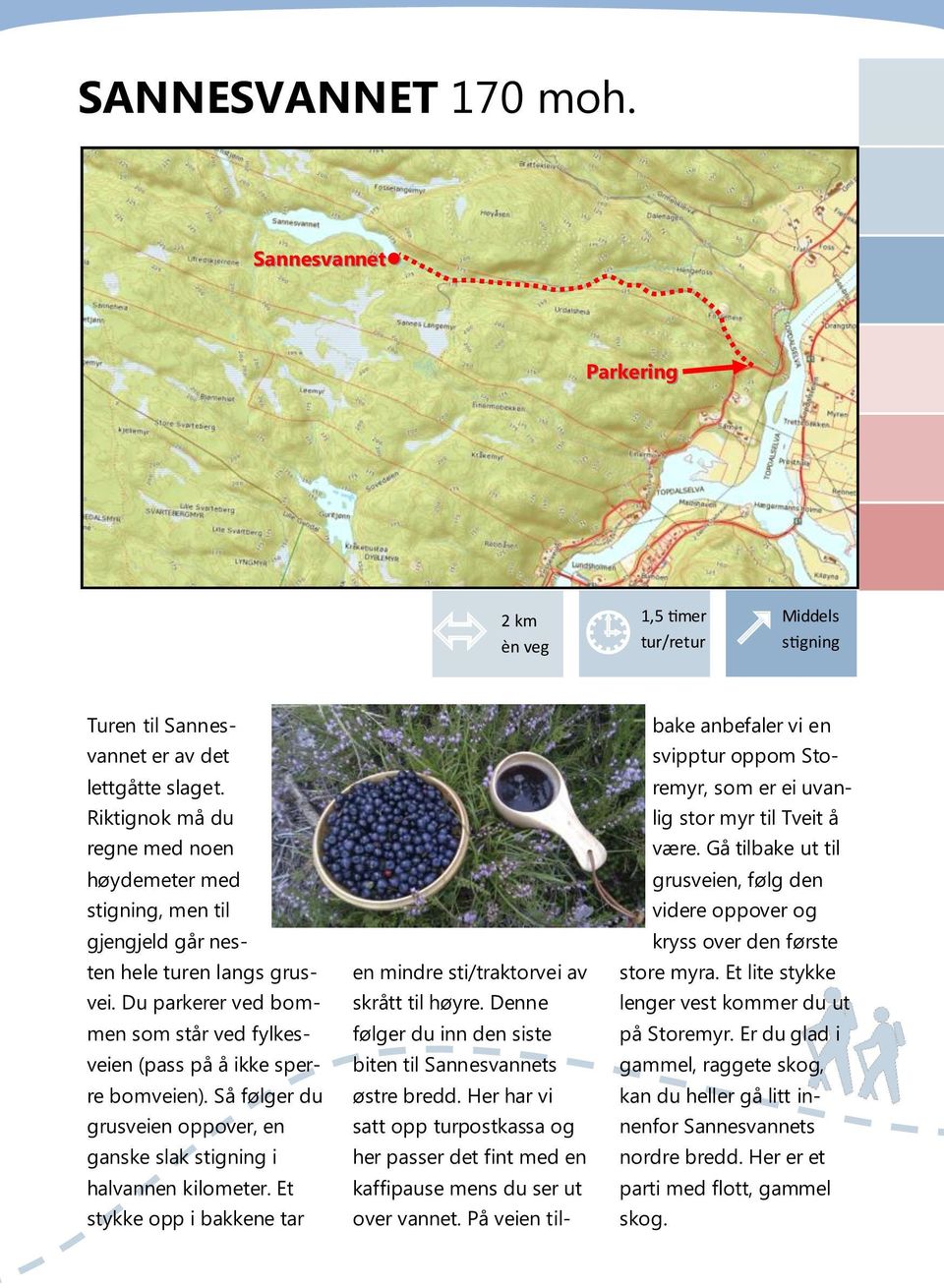 Så følger du grusveien oppover, en ganske slak i halvannen kilometer. Et stykke opp i bakkene tar en mindre sti/traktorvei av skrått til høyre.