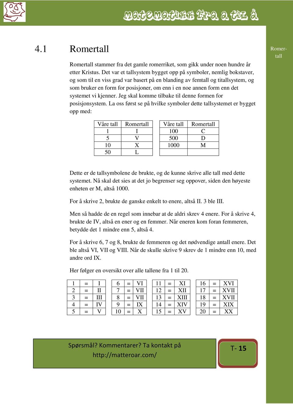 Tallsystemer FRA A TIL Å - PDF Free Download