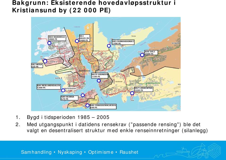 Med utgangspunkt i datidens rensekrav ( passende rensing )