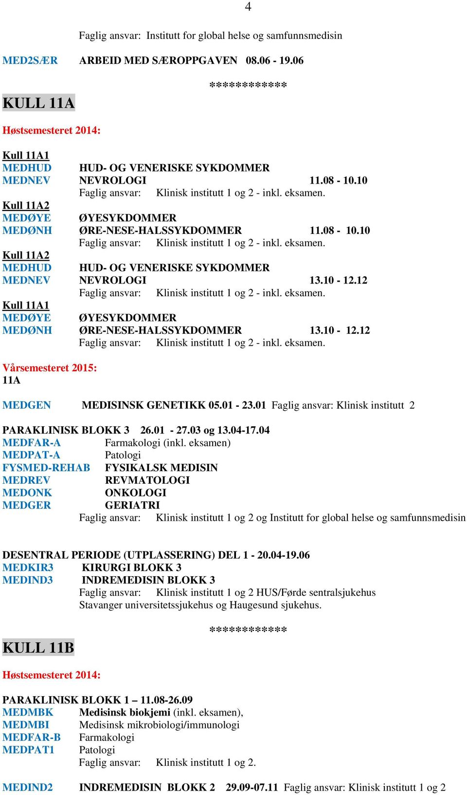 01-27.03 og 13.04-17.04 MEDFAR-A Farmakologi (inkl.