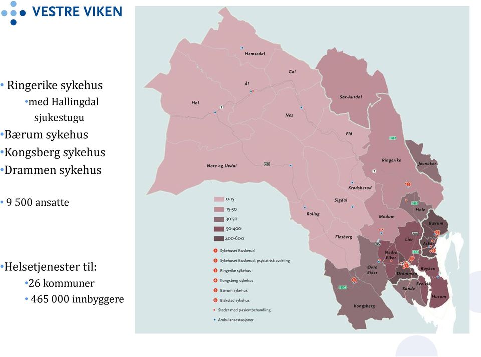 sykehus Drammen sykehus 9 500 ansatte