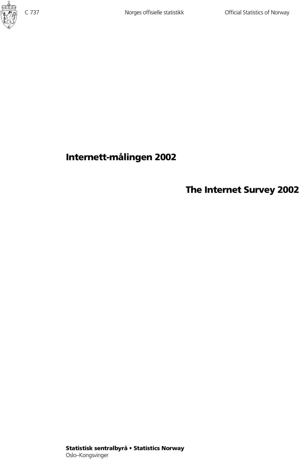 Internett-målingen 2002 The Internet