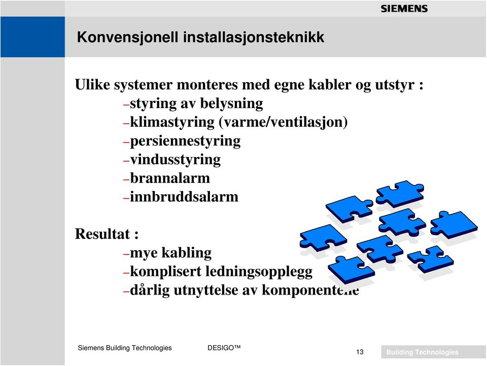 (varme/ventilasjon) persiennestyring vindusstyring brannalarm