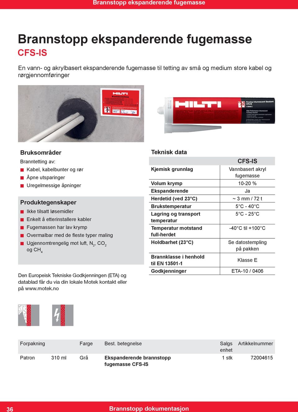 Brannstopp ekspanderende fugemasse - PDF Free Download