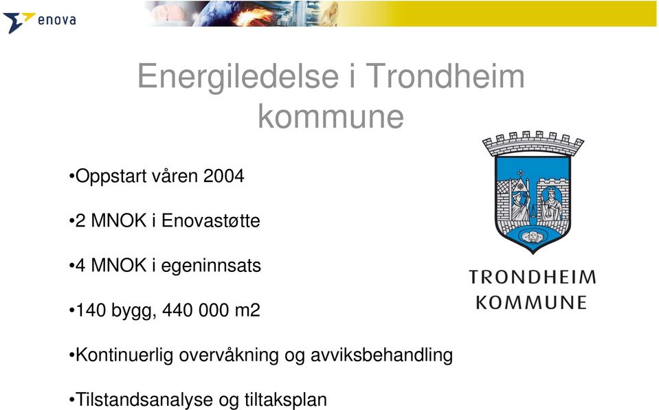 egeninnsats 140 bygg, 440 000 m2 Kontinuerlig