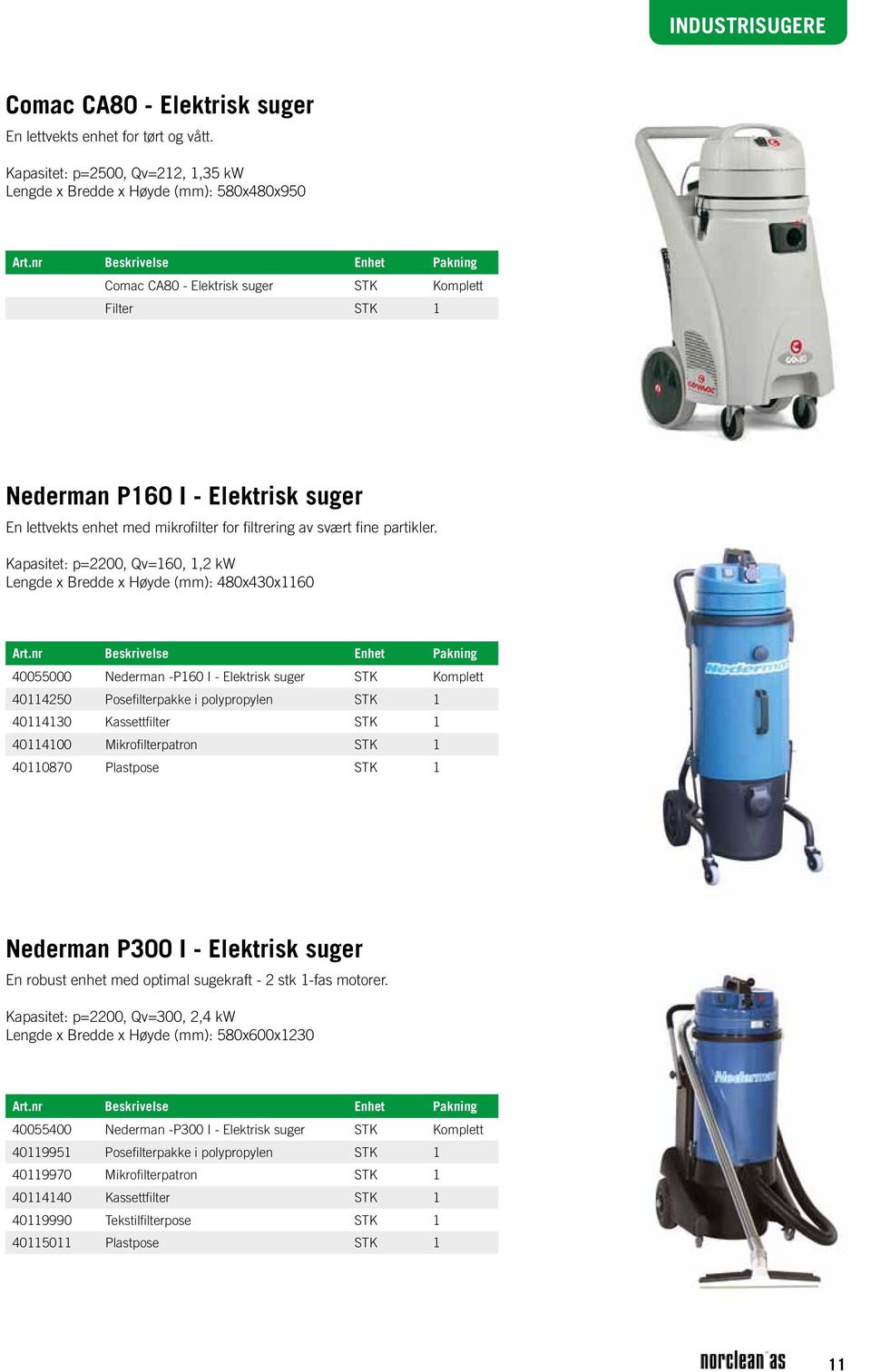 med mikrofilter for filtrering av svært fine partikler.