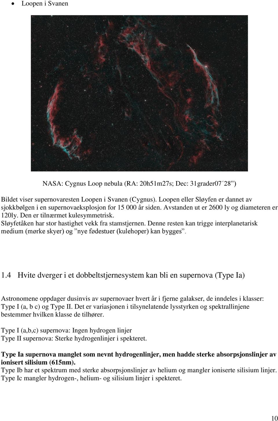 Sløyfetåken har stor hastighet vekk fra stamstjernen. Denne resten kan trigge interplanetarisk medium (mørke skyer) og nye fødestuer (kulehoper) kan bygges. 1.