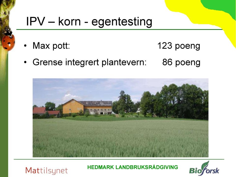 plantevern: 123 poeng 86