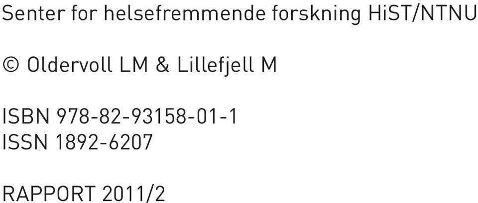 LM & Lillefjell M ISBN