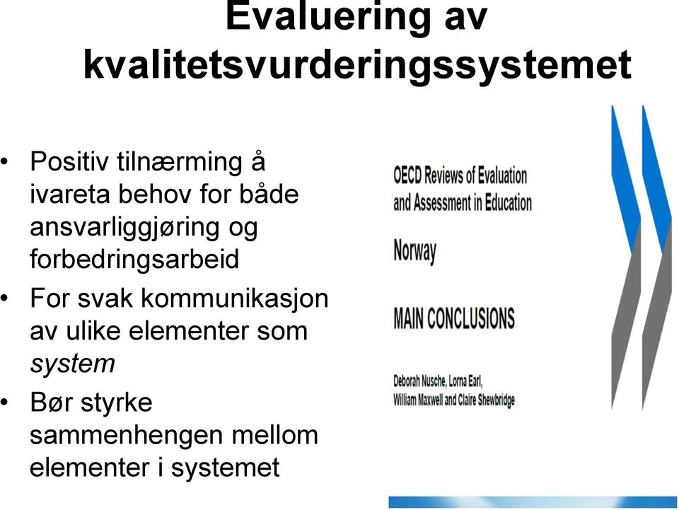 forbedringsarbeid For svak kommunikasjon av ulike