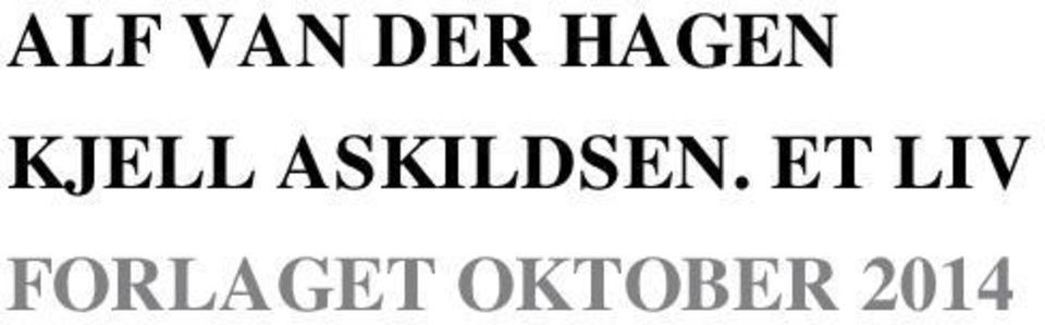 ASKILDSEN.