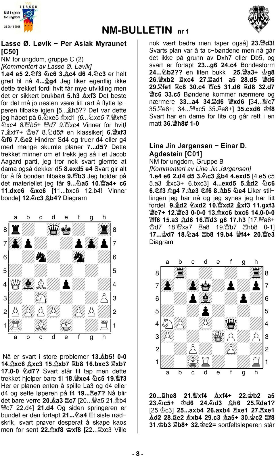 ? Det var dette jeg håpet på 6. xe5 xd1 (6... xe5 7. xh5 xc4 8. b5+ d7 9. xc4 Vinner for hvit) 7. xf7+ e7 8. d5# en klassiker] 6. xf3 f6 7.