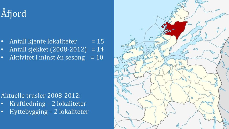 Aktivitet i minst én sesong = 10