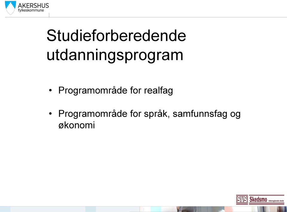 Programområde for realfag