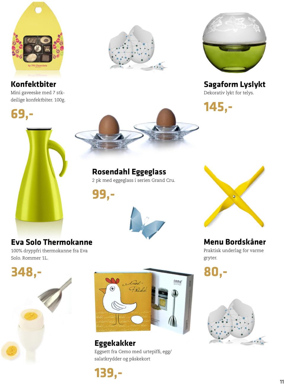 145,- Rosendahl Eggeglass 2 pk med eggeglass i serien Grand Cru.