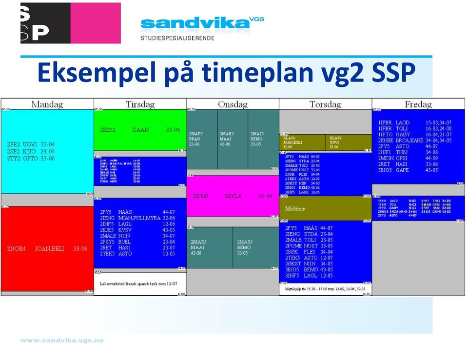 timeplan