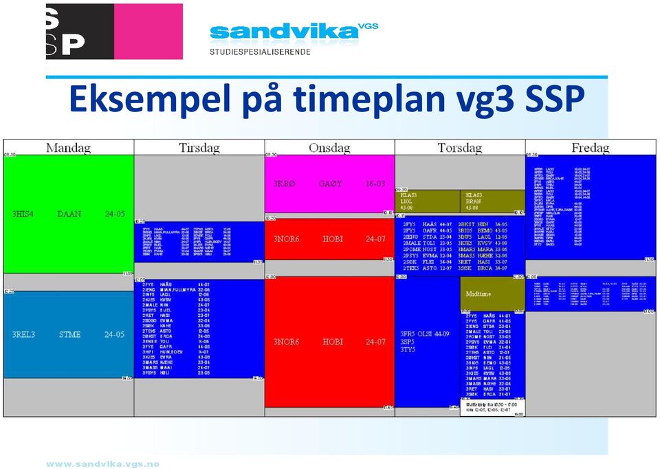 timeplan