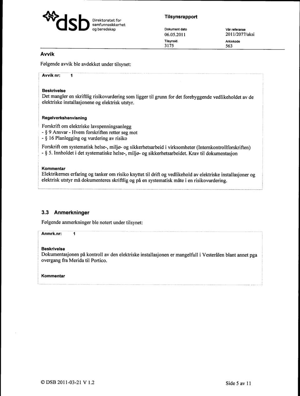 Regelverkshenvisning Forskrift om elektriske lavspenningsanlegg - 9 Ansvar - Hvem forskriften retter seg mot - 16 Planlegging og vurdering av risiko Forskrift om systematisk helse-, miljø- og