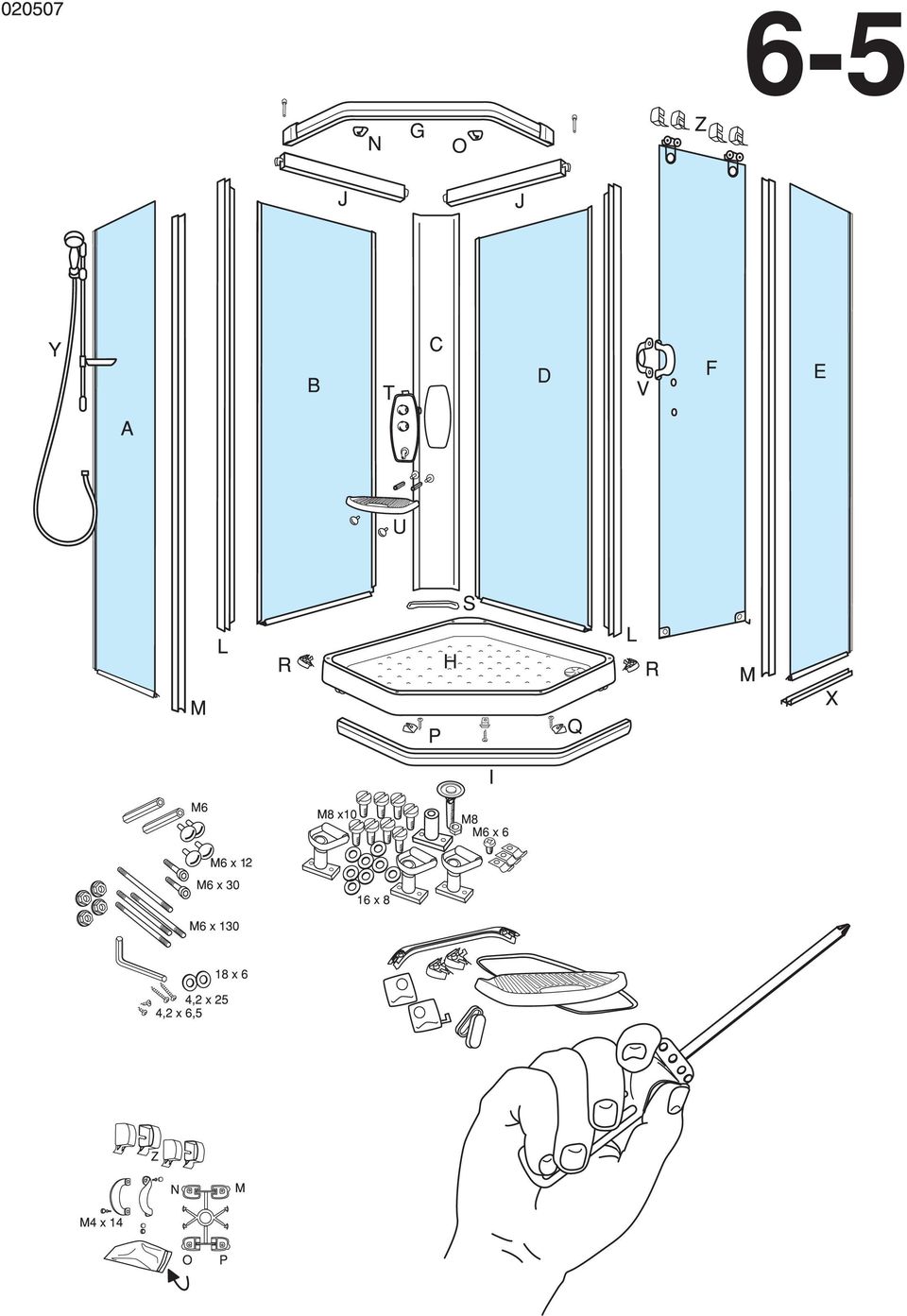 Porsgrund showerama 8 5 monteringsanvisning