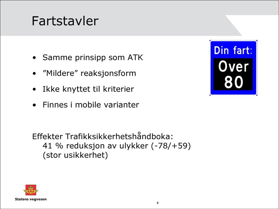 mobile varianter Effekter