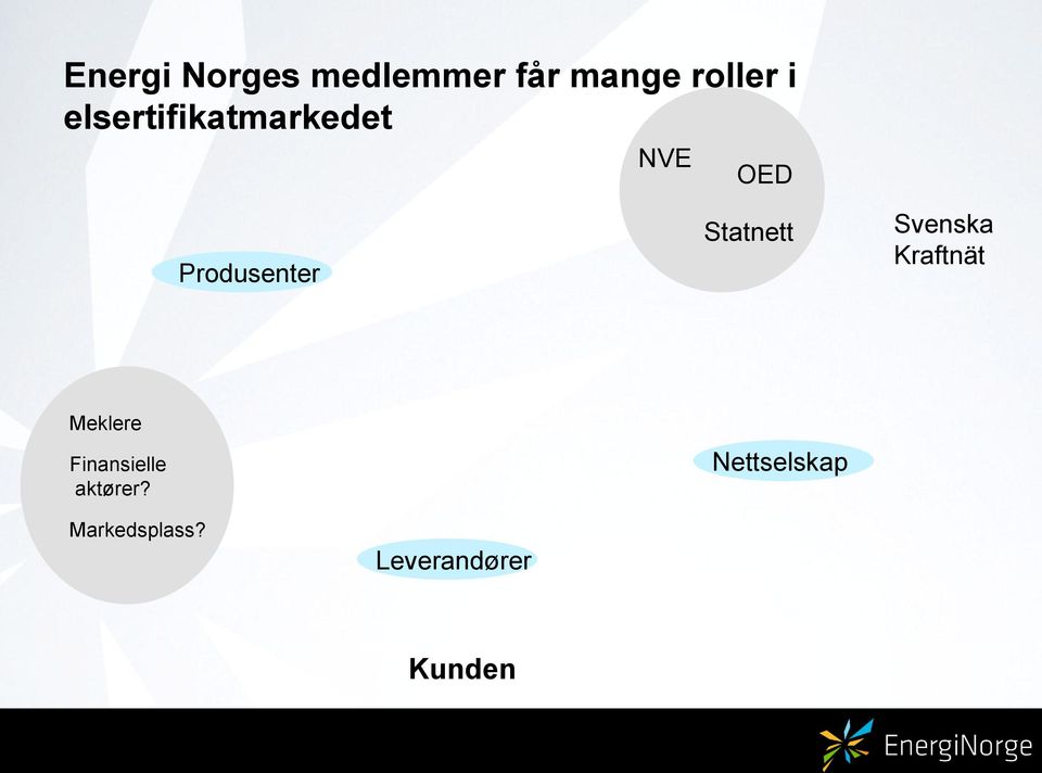 Statnett Svenska Kraftnät Meklere Finansielle