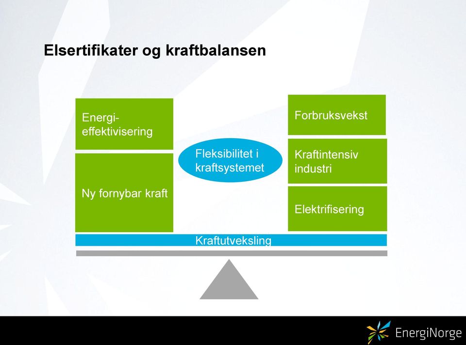 Fleksibilitet i kraftsystemet