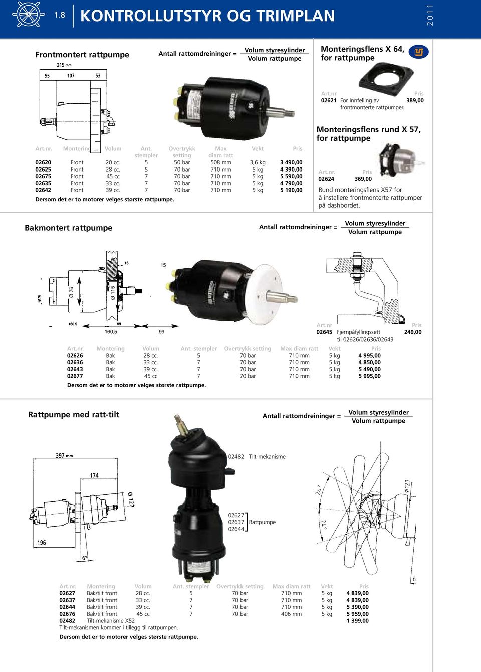 5 70 bar 710 mm 5 kg 4 390,00 02675 Front 45 cc 7 70 bar 710 mm 5 kg 5 590,00 02635 Front 33 cc. 7 70 bar 710 mm 5 kg 4 790,00 02642 Front 39 cc.