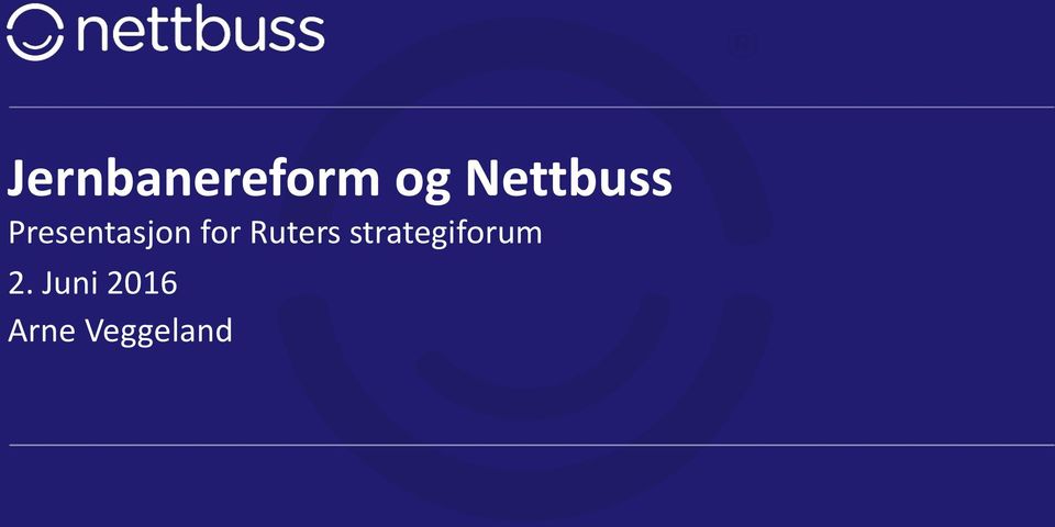 Nettbuss Presentasjon for Ruters